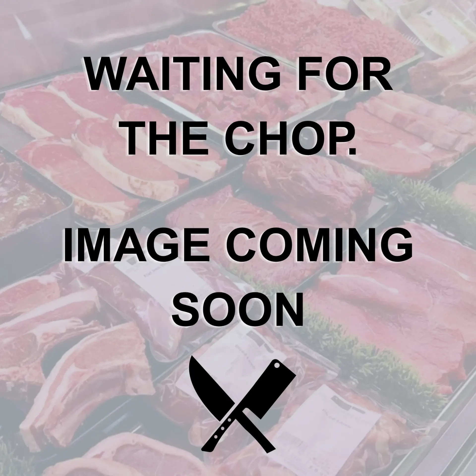 Ox Cheeks: waiting for the chop. Image coming soon.